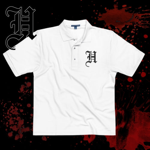 Hardcore  Clothing White polo